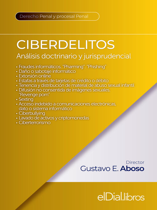Cover image for Ciberdelitos